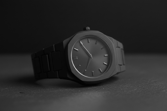 STYLISH BLACK AURA WATCH