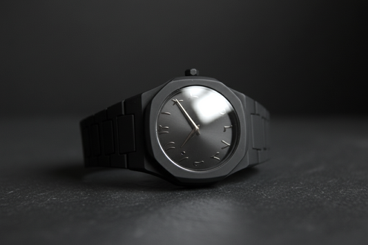STYLISH BLACK ARABIC AURA WATCH